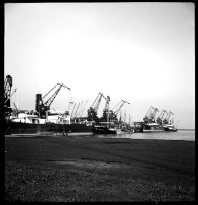 CH-NB - Ostpreussen, Danzig (Gdansk) oder Gdynia (Gdingen)- Hafenanlage - Annemarie Schwarzenbach - SLA-Schwarzenbach-A-5-13-127