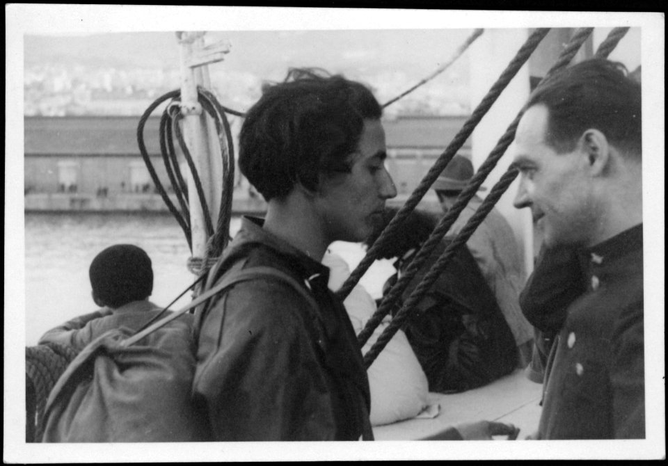 CH-NB - Palästina, Haifa- Schiff Lokalisierung unsicher - Annemarie Schwarzenbach - SLA-Schwarzenbach-A-5-02-256