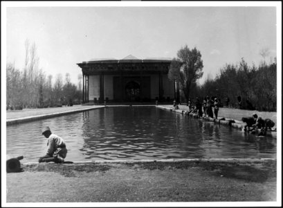 CH-NB - Persien, Isfahan- Palast der 40 Säulen - Annemarie Schwarzenbach - SLA-Schwarzenbach-A-5-04-119