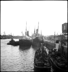 CH-NB - Portugal, Lissabon (Lisboa)- Schiffe Sud und Urola Bilbao - Annemarie Schwarzenbach - SLA-Schwarzenbach-A-5-24-070