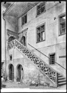 CH-NB - Rheinfelden, Haus, Treppe, vue partielle - Collection Max van Berchem - EAD-7093