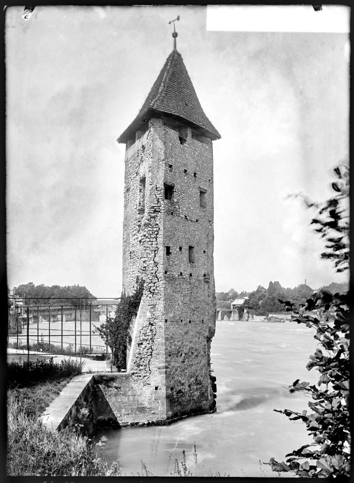 CH-NB - Rheinfelden, Turm, vue partielle - Collection Max van Berchem - EAD-7090