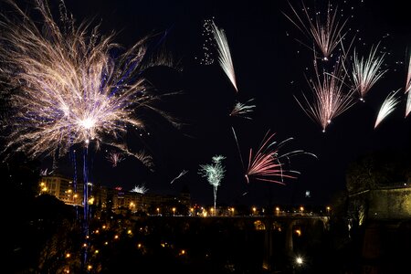 Celebration rocket luxembourg photo