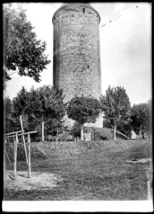 CH-NB - Romont (FR), Tour, vue partielle - Collection Max van Berchem - EAD-8769