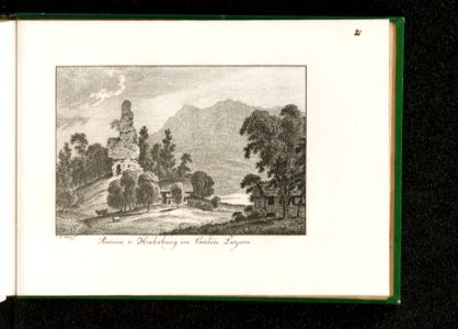 CH-NB - Ruinen v. Habsburg im Canton Luzern - Collection Gugelmann - GS-GUGE-29-51