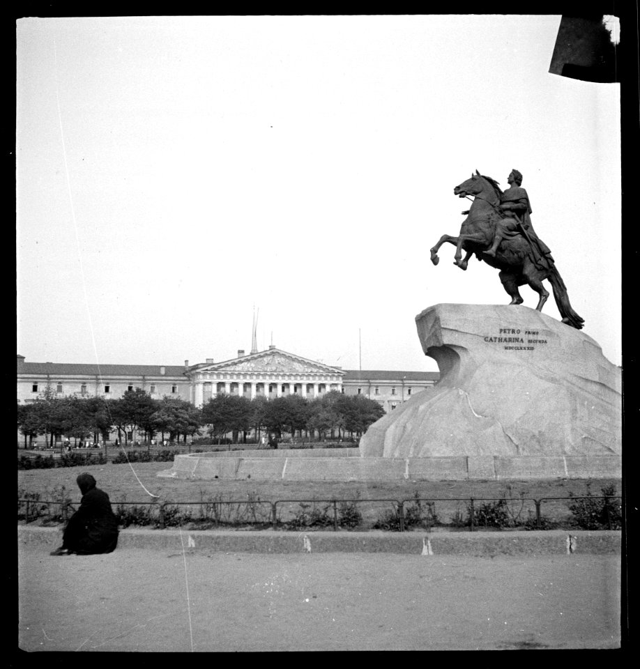 CH-NB - Russland, Leningrad (Sankt Petersburg)- Reiterstandbild - Annemarie Schwarzenbach - SLA-Schwarzenbach-A-5-13-164