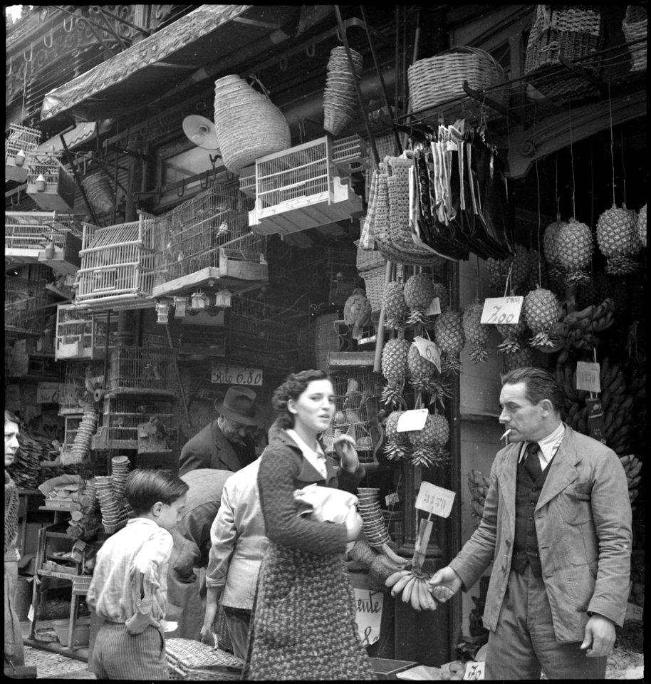 CH-NB - Portugal, Lissabon (Lisboa)- Markthalle - Annemarie Schwarzenbach - SLA-Schwarzenbach-A-5-24-055
