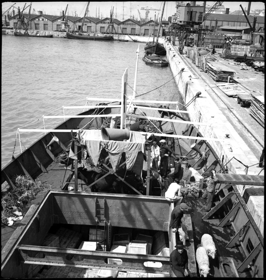 CH-NB - Portugal, Lissabon (Lisboa)- Schiff Silva Gouveia - Annemarie Schwarzenbach - SLA-Schwarzenbach-A-5-24-087