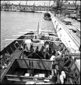 CH-NB - Portugal, Lissabon (Lisboa)- Schiff Silva Gouveia - Annemarie Schwarzenbach - SLA-Schwarzenbach-A-5-24-087