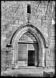 CH-NB - Saint-Légier-La Chiésaz, Église réformée Notre-Dame, portail, vue d'ensemble - Collection Max van Berchem - EAD-7247