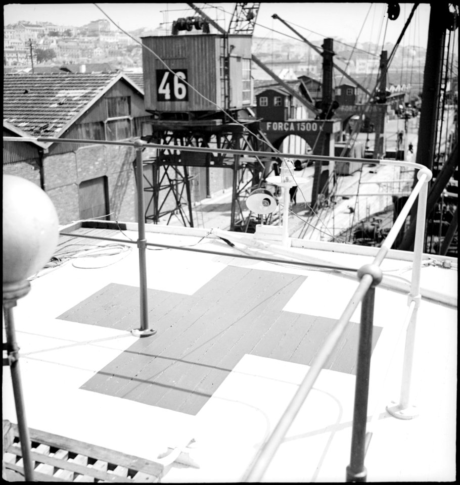 CH-NB - Portugal, Lissabon (Lisboa)- Schiff Silva Gouveia - Annemarie Schwarzenbach - SLA-Schwarzenbach-A-5-24-091