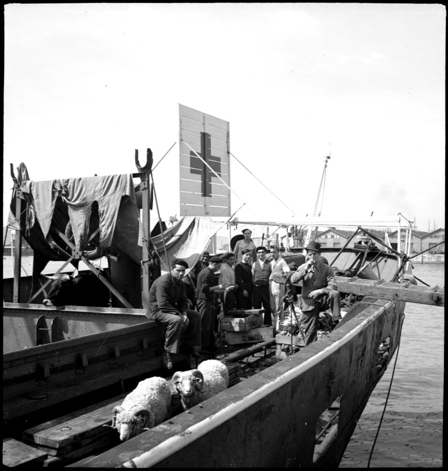 CH-NB - Portugal, Lissabon (Lisboa)- Schiff Silva Gouveia - Annemarie Schwarzenbach - SLA-Schwarzenbach-A-5-24-079