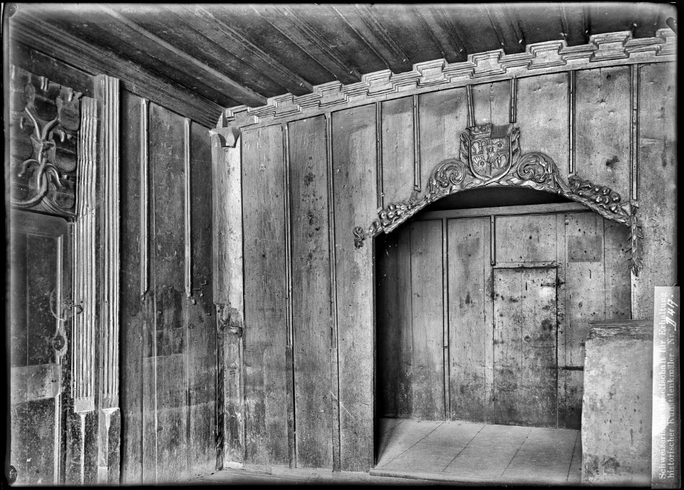 CH-NB - Sargans, Schloss, vue partielle intérieure - Collection Max van Berchem - EAD-7004