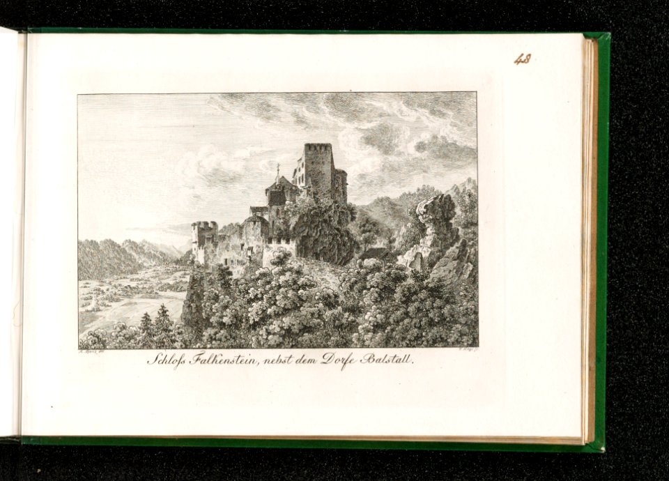 CH-NB - Schloss Falkenstein, nebst dem Dorfe Ballstall - Collection Gugelmann - GS-GUGE-29-105