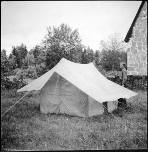 CH-NB - Schweden, Danemura (Dannemora)- Zelt - Annemarie Schwarzenbach - SLA-Schwarzenbach-A-5-17-191