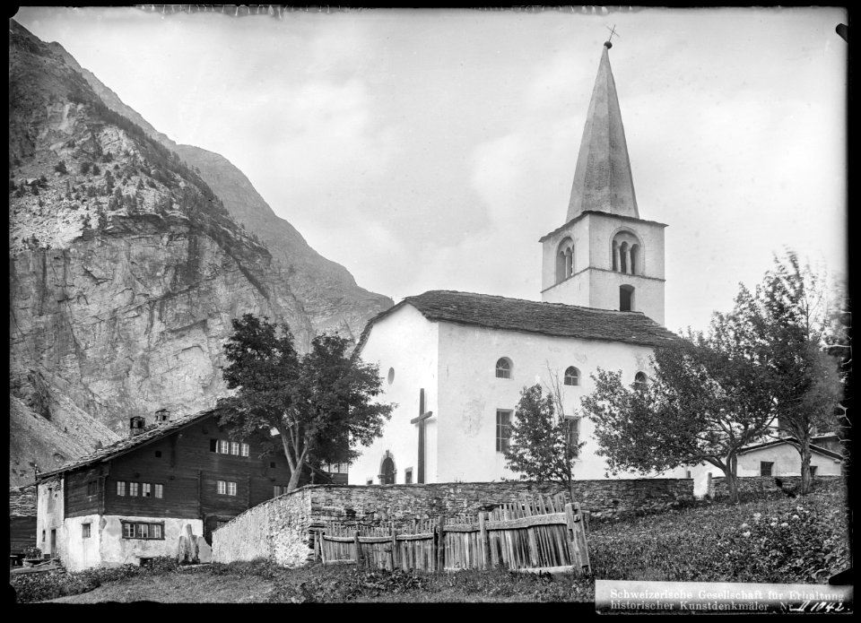 CH-NB - Randa, Kirche, vue d'ensemble - Collection Max van Berchem - EAD-7631