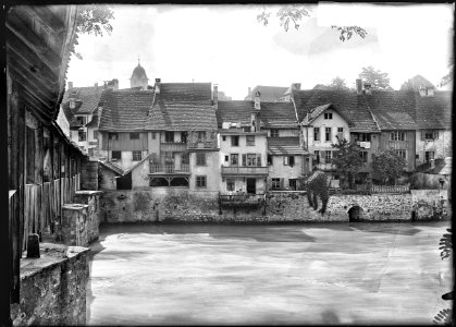 CH-NB - Rheinfelden, Haus, Fassade, vue partielle - Collection Max van Berchem - EAD-7084
