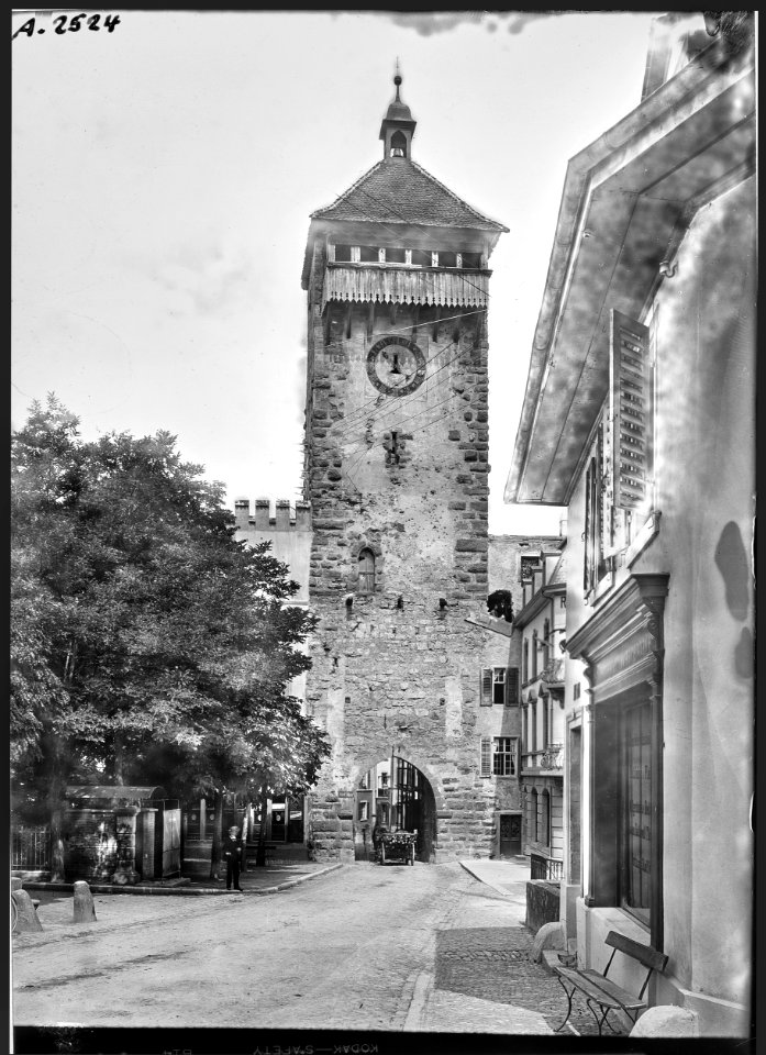 CH-NB - Rheinfelden, Turm, vue partielle - Collection Max van Berchem - EAD-7089