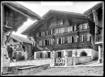 CH-NB - Rougemont, Chalet, vue d'ensemble - Collection Max van Berchem - EAD-7514