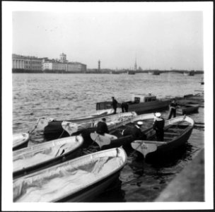 CH-NB - Russland, Leningrad (Sankt Petersburg)- Boote - Annemarie Schwarzenbach - SLA-Schwarzenbach-A-5-13-160