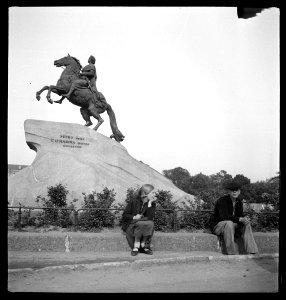 CH-NB - Russland, Leningrad (Sankt Petersburg)- Reiterstandbild - Annemarie Schwarzenbach - SLA-Schwarzenbach-A-5-13-165