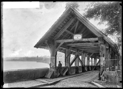 CH-NB - Rheinfelden, Brücke, vue partielle - Collection Max van Berchem - EAD-7087