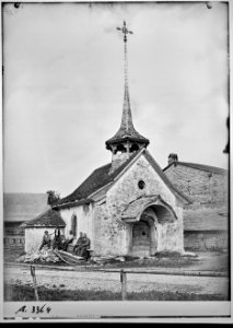 CH-NB - Rossens (FR), Église, vue partielle - Collection Max van Berchem - EAD-8778