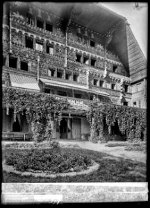 CH-NB - Rossinière, Le Grand Chalet, vue partielle - Collection Max van Berchem - EAD-7507