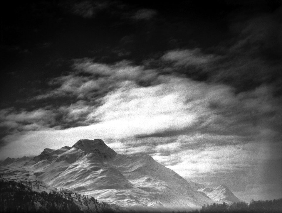 CH-NB - Schweiz, Engadin- Landschaft - Annemarie Schwarzenbach - SLA-Schwarzenbach-A-5-08-218