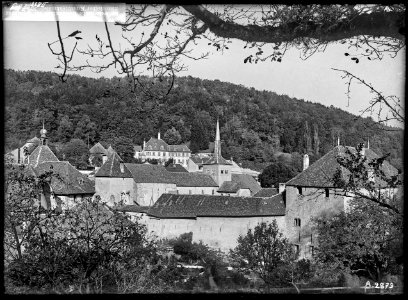 CH-NB - Romainmôtier, vue partielle - Collection Max van Berchem - EAD-7445