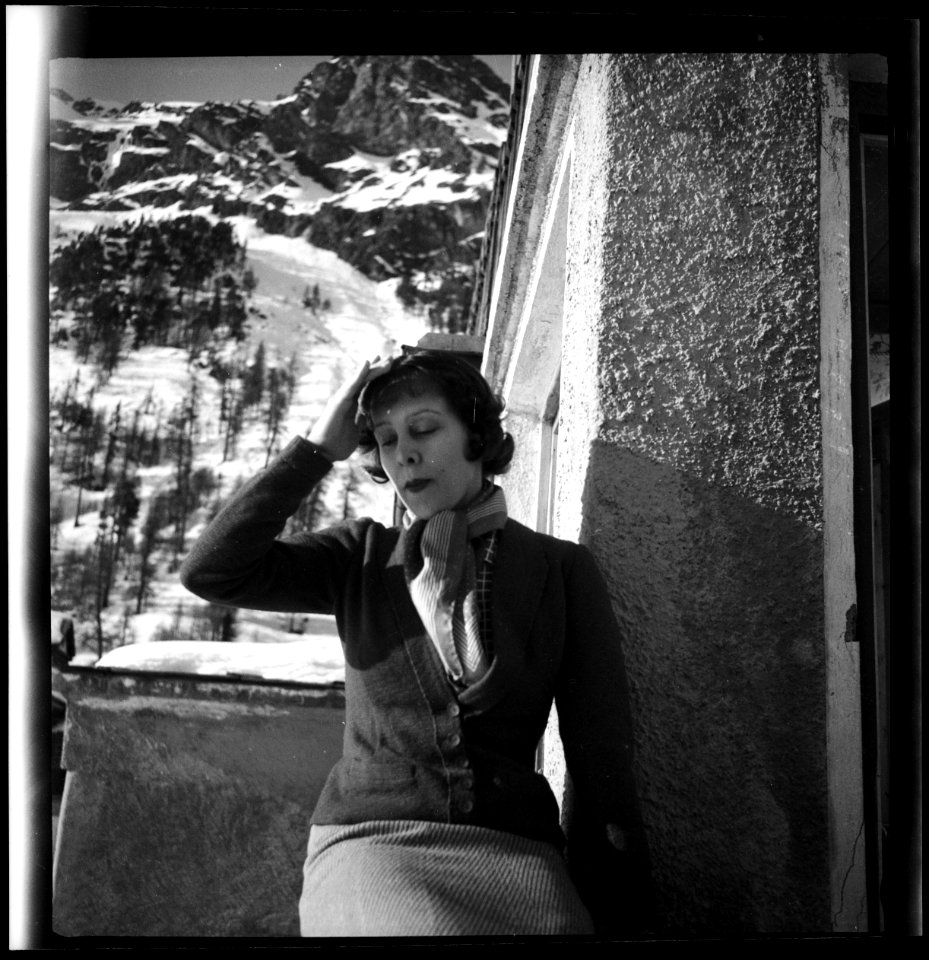CH-NB - Schweiz, Engadin- Menschen - Annemarie Schwarzenbach - SLA-Schwarzenbach-A-5-08-224