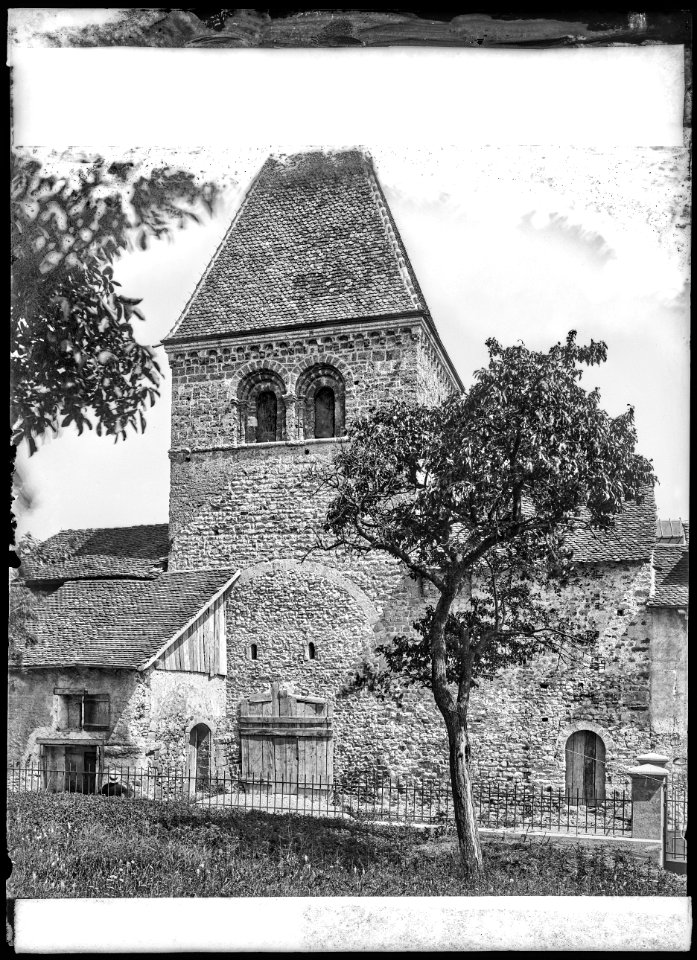 CH-NB - Saint-Sulpice (VD), Eglise, vue partielle - Collection Max van Berchem - EAD-7527