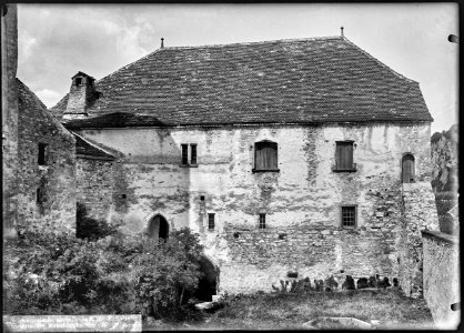 CH-NB - Sargans, Schloss, vue partielle extérieure - Collection Max van Berchem - EAD-7003
