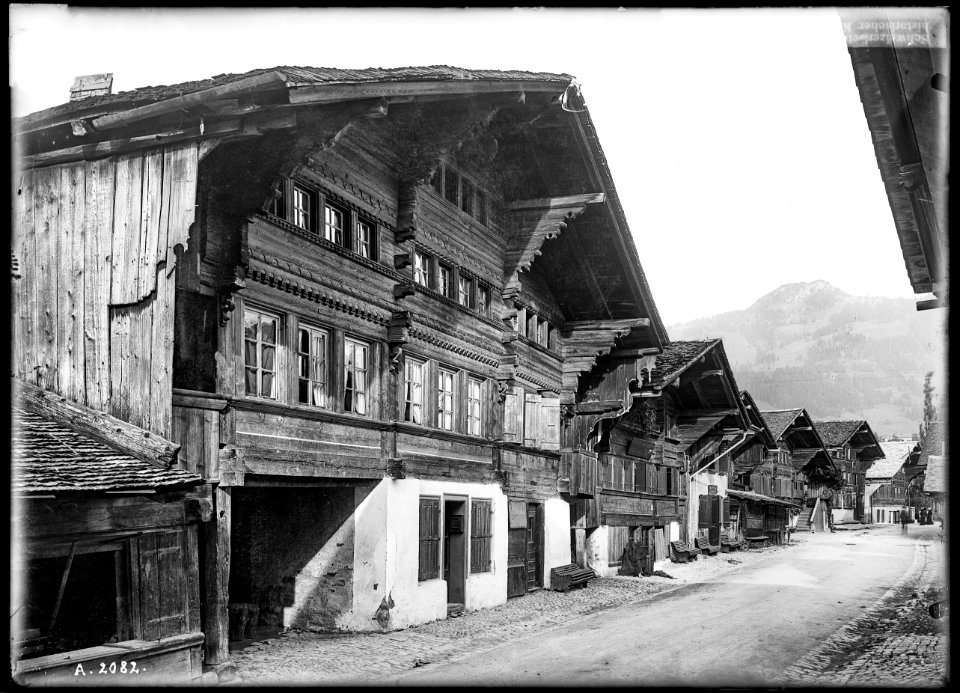 CH-NB - Saanen, vue partielle - Collection Max van Berchem - EAD-6697