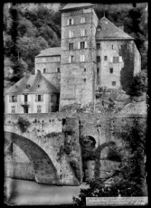 CH-NB - Saint-Maurice, Château, vue partielle - Collection Max van Berchem - EAD-7634