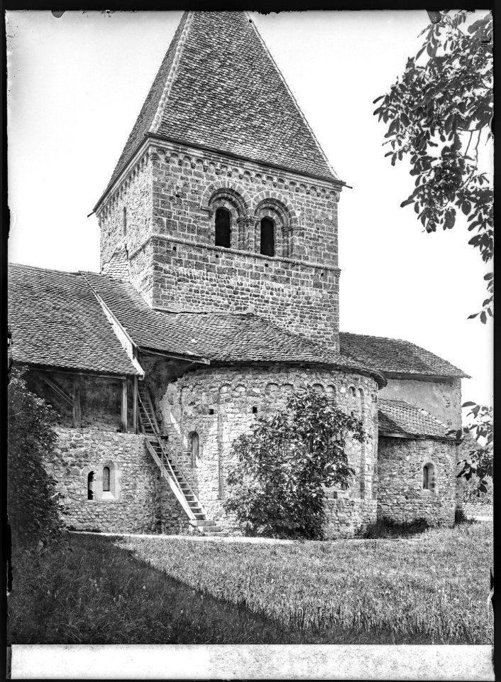 CH-NB - Saint-Sulpice (VD), Eglise, vue partielle - Collection Max van Berchem - EAD-7526