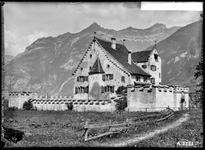 CH-NB - Seedorf (UR), Schloss A Pro, vue d'ensemble extérieure - Collection Max van Berchem - EAD-6786