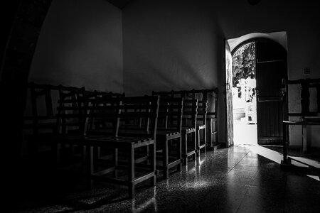 Dark shadows church photo