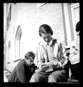 CH-NB - Schweiz, Engadin- Menschen - Annemarie Schwarzenbach - SLA-Schwarzenbach-A-5-08-182