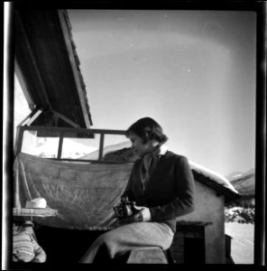 CH-NB - Schweiz, Engadin- Menschen - Annemarie Schwarzenbach - SLA-Schwarzenbach-A-5-08-230