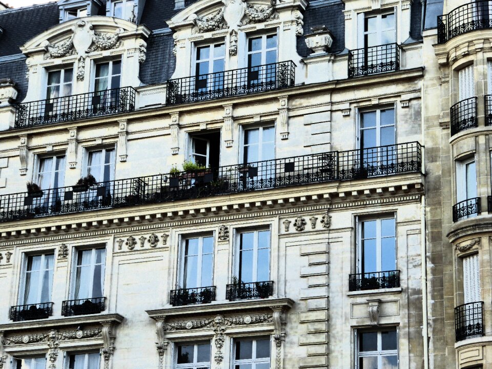 Building architecture facade
