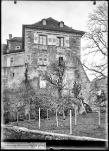CH-NB - St-Saphorin-Lavaux, Château de Glérolles, vue partielle extérieure - Collection Max van Berchem - EAD-7256
