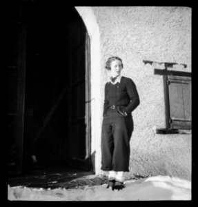 CH-NB - Schweiz, Engadin- Menschen - Annemarie Schwarzenbach - SLA-Schwarzenbach-A-5-08-227