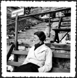 CH-NB - Schweiz, St. Moritz- Menschen - Annemarie Schwarzenbach - SLA-Schwarzenbach-A-5-08-013