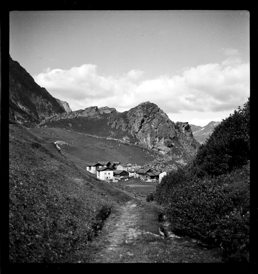 CH-NB - Schweiz, Grevasalvas- Landschaft - Annemarie Schwarzenbach - SLA-Schwarzenbach-A-5-08-158