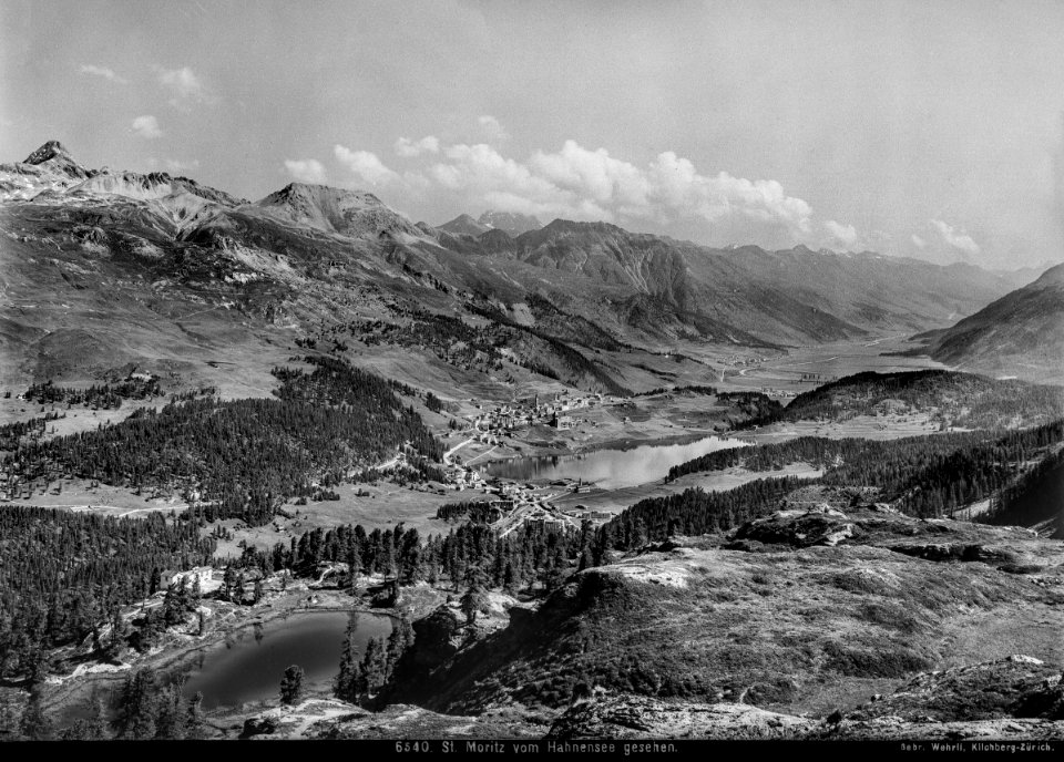 CH-NB - St. Moritz, Ortsgesamtansicht - EAD-WEHR-6540-B