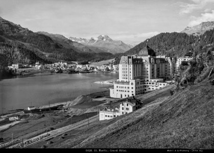 CH-NB - St. Moritz, Ortsteilansicht - EAD-WEHR-6628-B