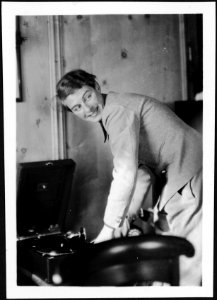 CH-NB - Schweiz, Engadin- Menschen - Annemarie Schwarzenbach - SLA-Schwarzenbach-A-5-08-068