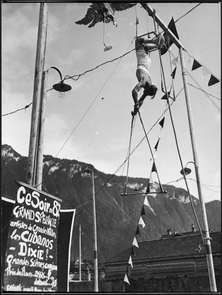CH-NB - Schweiz- Zirkus Lokalisierung unsicher - Annemarie Schwarzenbach - SLA-Schwarzenbach-A-5-18-134