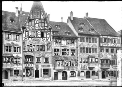 CH-NB - Stein am Rhein, Altstadt, vue partielle - Collection Max van Berchem - EAD-6974